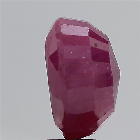 11.48 Carat 12.63 Ratti Natural IGL Certified Mozambique Oval shape Purplish-red Ruby Gemstone.