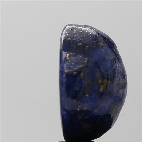 12.4 Carat 13.64 Ratti Natural GII Certified Africa Oval shape Blue Lapis lazuli Gemstone.