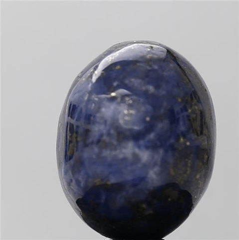12.4 Carat 13.64 Ratti Natural GII Certified Africa Oval shape Blue Lapis lazuli Gemstone.