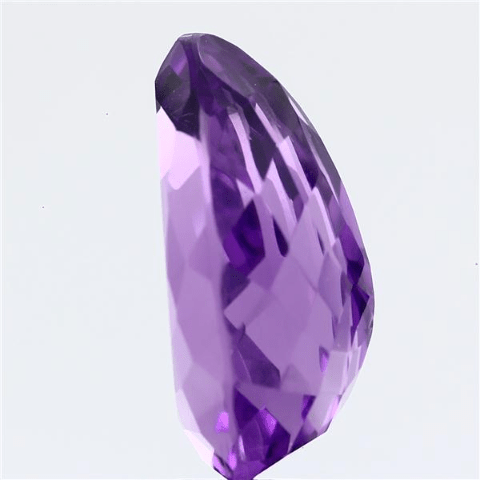 12.57 Carat 14 Ratti Natural American Pear shape Purple Amethyst Gemstone.
