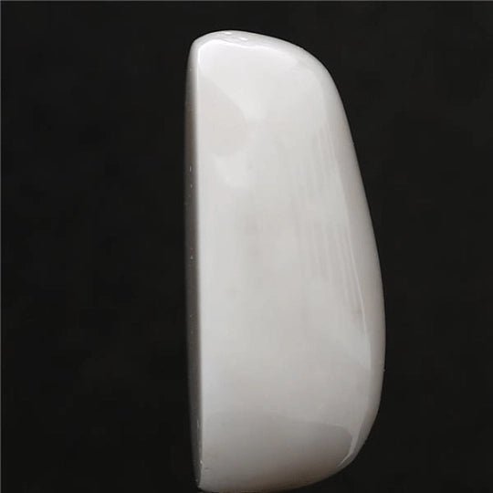 12.8 carat 14.25 ratti natural Japanese oval shape white coral stone.