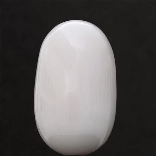 13.08 carat 14.39 ratti IGL certified natural Japanese oval shape white coral stone.