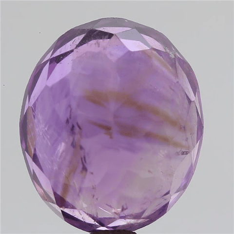 13.5 carat 15 ratti GII certified natural American Oval shape Amethyst stone.