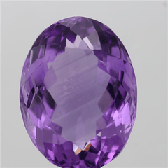 13.62 Carat 15 Ratti Natural American Oval shape Purple Amethyst Gemstone