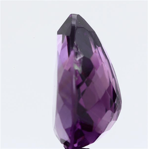 13.93 Carat 15.32 Ratti Natural American Pear shape Purple Amethyst Gemstone.