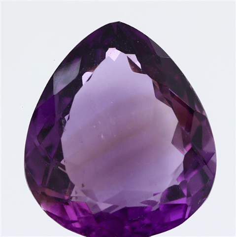 13.93 Carat 15.32 Ratti Natural American Pear shape Purple Amethyst Gemstone.
