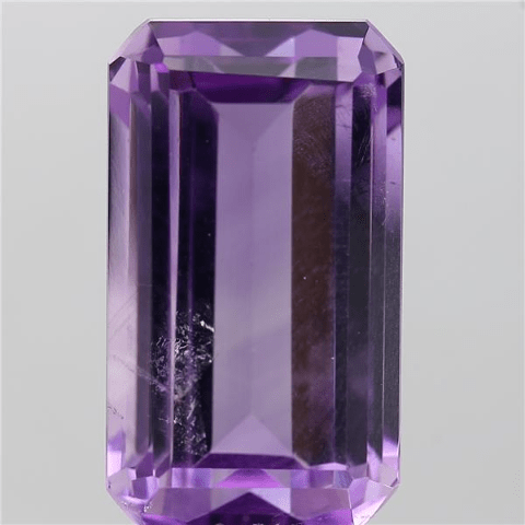 14.27 Carat 15.7  Ratti Natural American Rectangularl shape Purple Amethyst Gemstone.