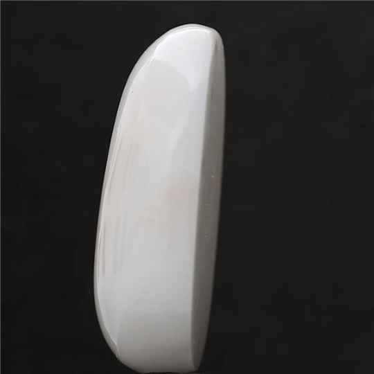 14.29 carat 15.72 ratti IGL certified natural Japanese oval shape white coral stone.