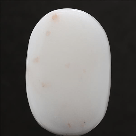 14.29 carat 15.72 ratti IGL certified natural Japanese oval shape white coral stone.