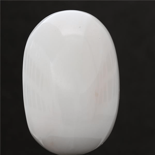 14.29 carat 15.72 ratti IGL certified natural Japanese oval shape white coral stone.