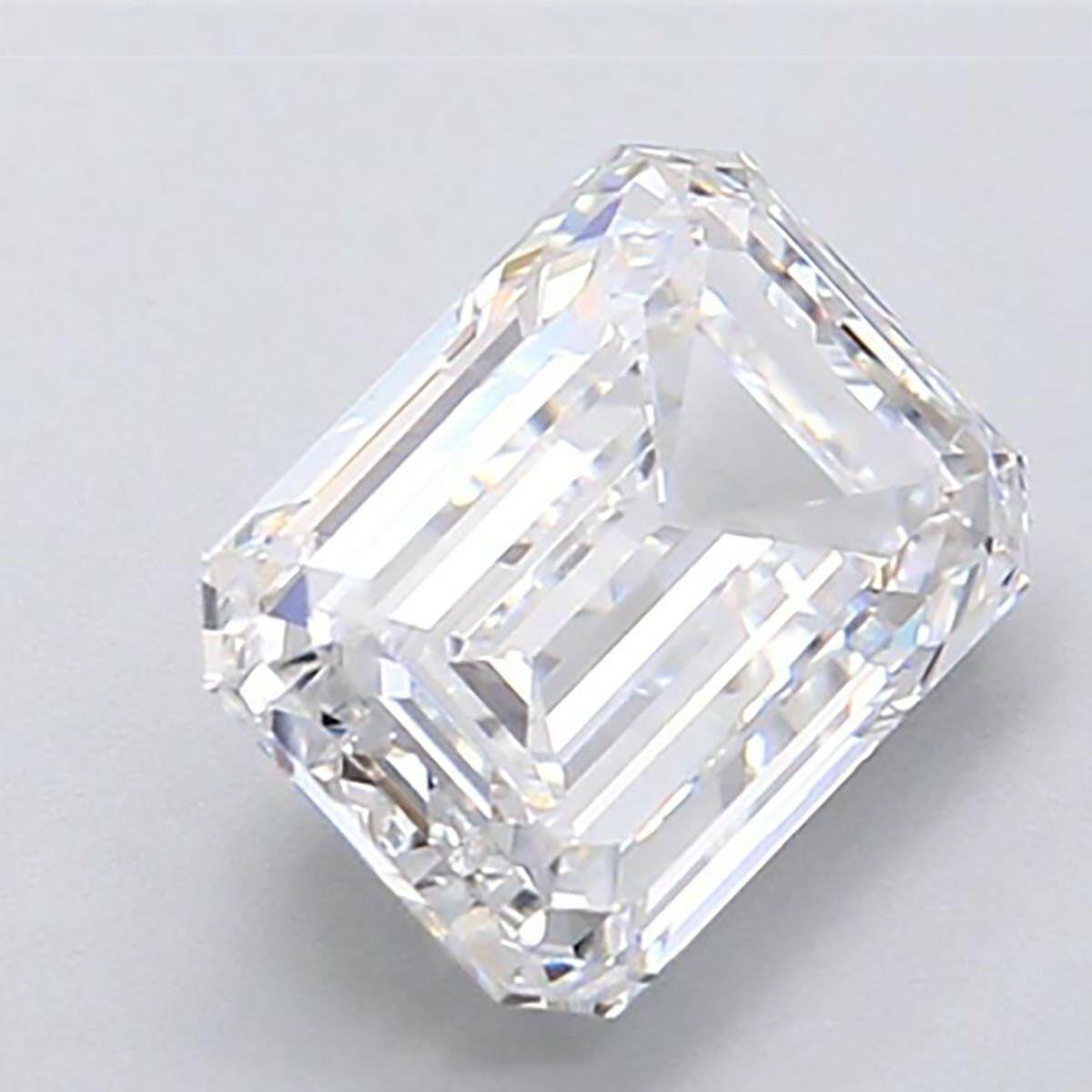 1.50 carat Lab-Created Diamond in Emerald Shape.