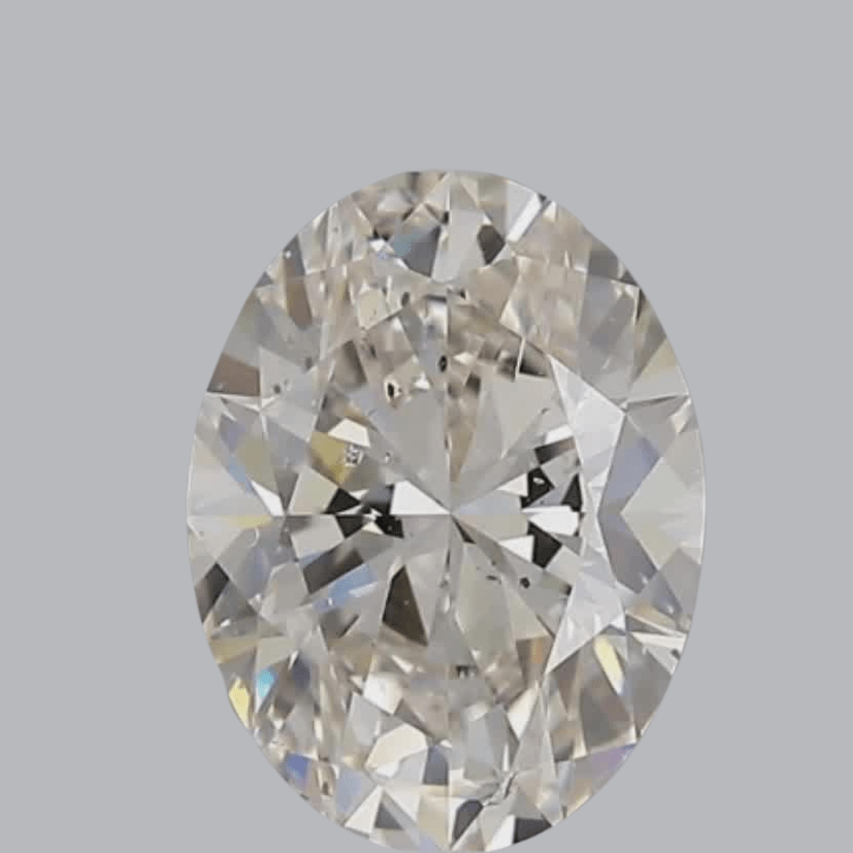 1.50ct Oval Brilliant Cut SI2 Clarity J Color Natural Diamond.