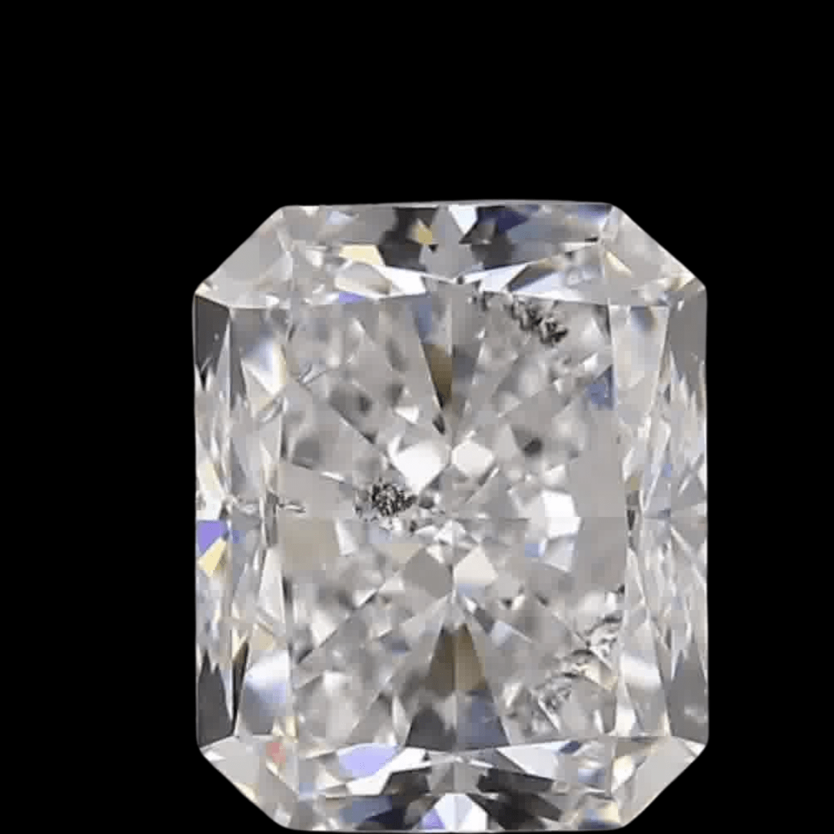 1.50ct Radiant Brilliant Cut I1 Clarity D Color Natural Diamond.