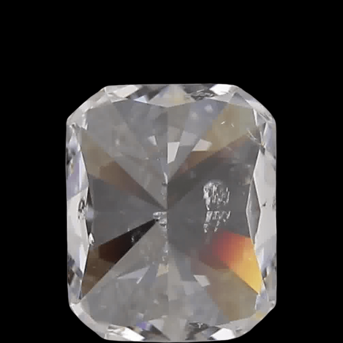 1.50ct Radiant Brilliant Cut I1 Clarity D Color Natural Diamond.