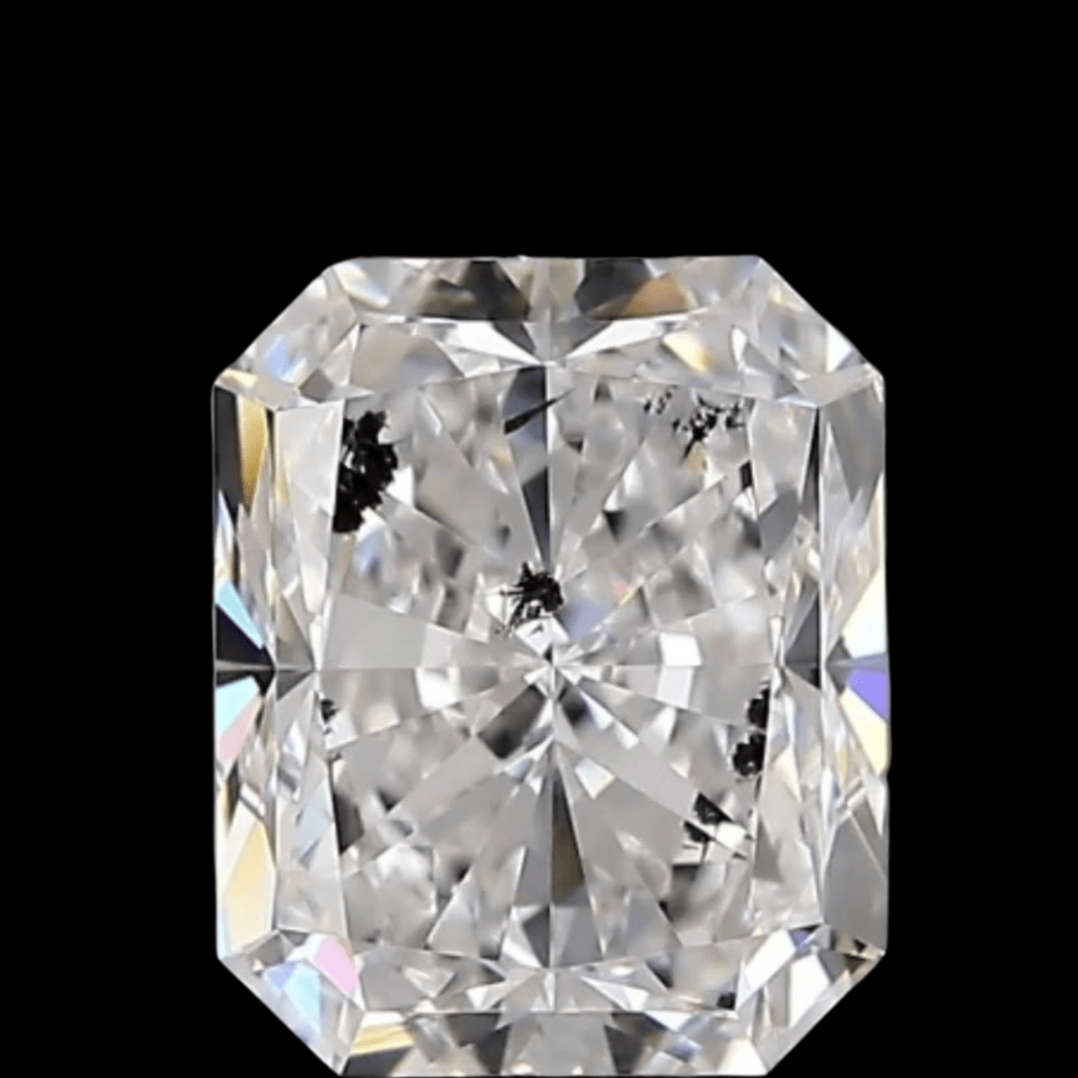 1.50ct Radiant Brilliant Cut I1 Clarity E Color Natural Diamond.