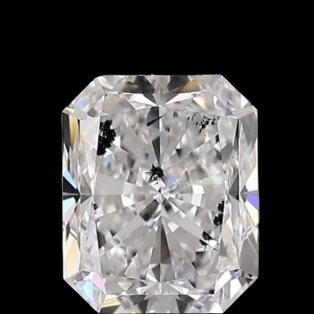1.50ct Radiant Brilliant Cut I1 Clarity E Color Natural Diamond.