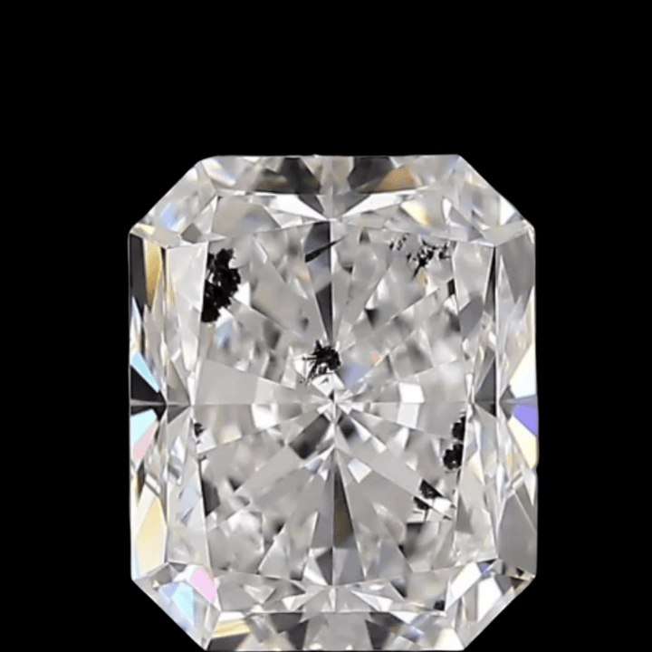 1.50ct Radiant Brilliant Cut I1 Clarity E Color Natural Diamond.
