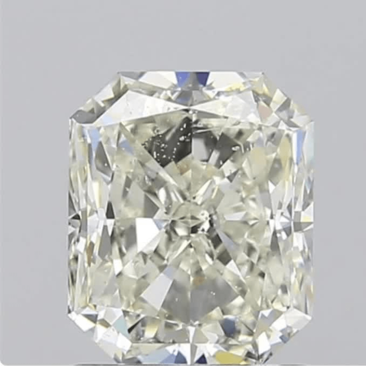 1.50ct Radiant Brilliant Cut SI2 Clarity J Color Natural Diamond.