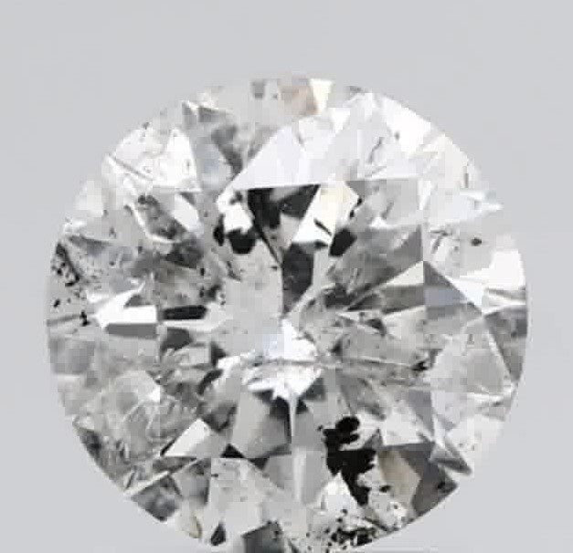 1.51ct Round Brilliant Cut I1 Clarity E Color Natural Diamond.