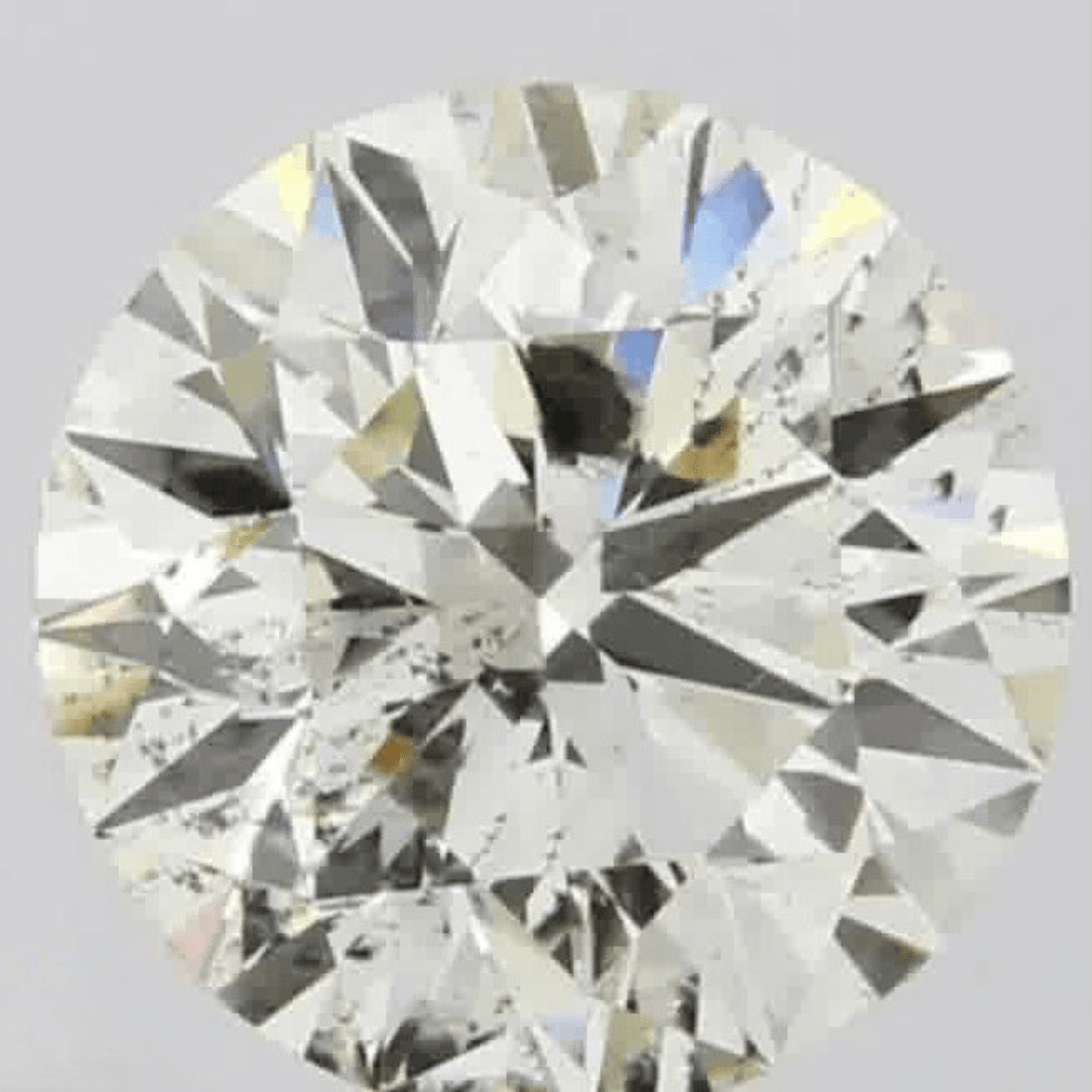 1.51ct Round Brilliant Cut I1 Clarity I Color Natural Diamond.