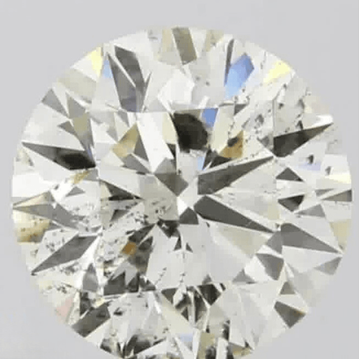 1.51ct Round Brilliant Cut I1 Clarity I Color Natural Diamond.