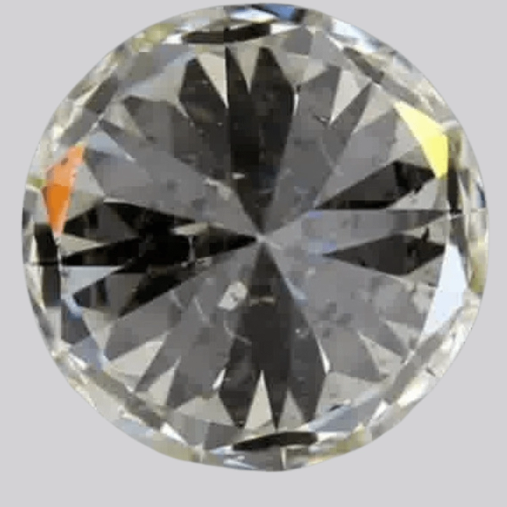 1.51ct Round Brilliant Cut S12 Clarity J Color Natural Diamond.
