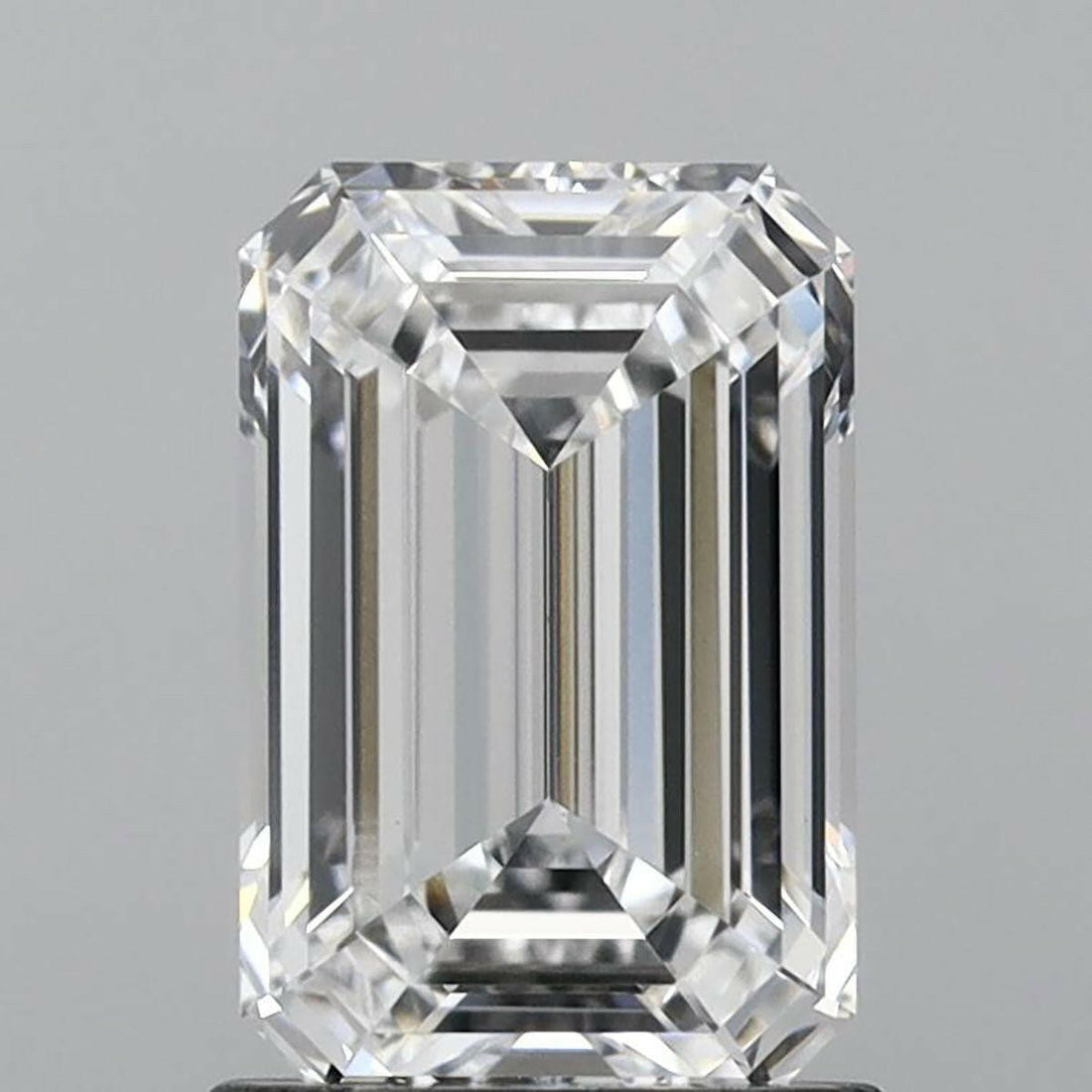 1.56 carat Lab-Grown Emerald-Cut Diamond.