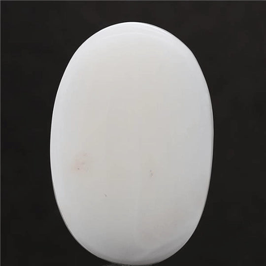15.76 carat 17.34 ratti IGL certified natural Japanese oval shape white coral stone.