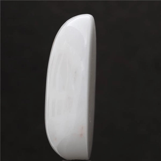 15.76 carat 17.34 ratti IGL certified natural Japanese oval shape white coral stone.