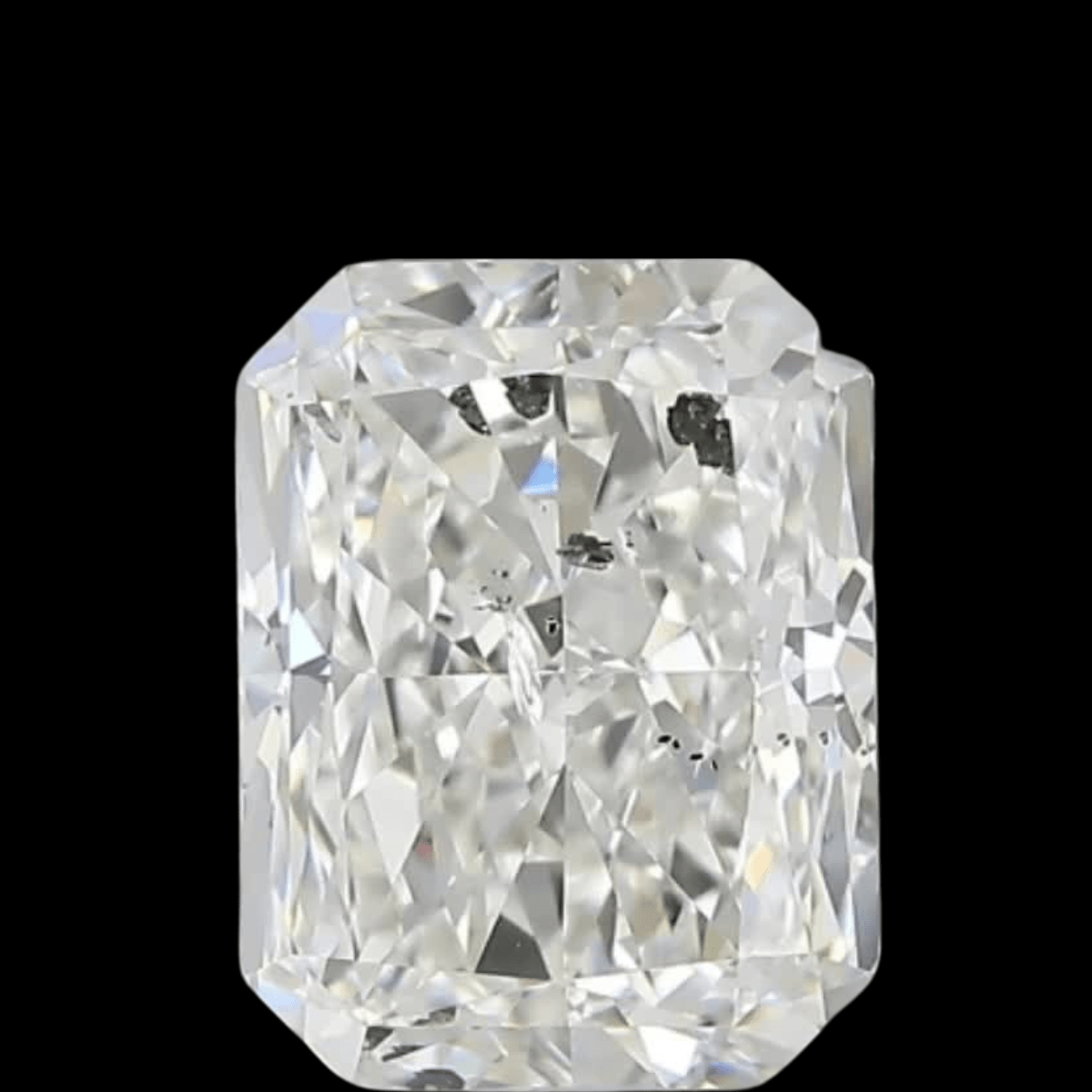 1.58ct Radiant Brilliant Cut I1 Clarity I Color Natural Diamond.