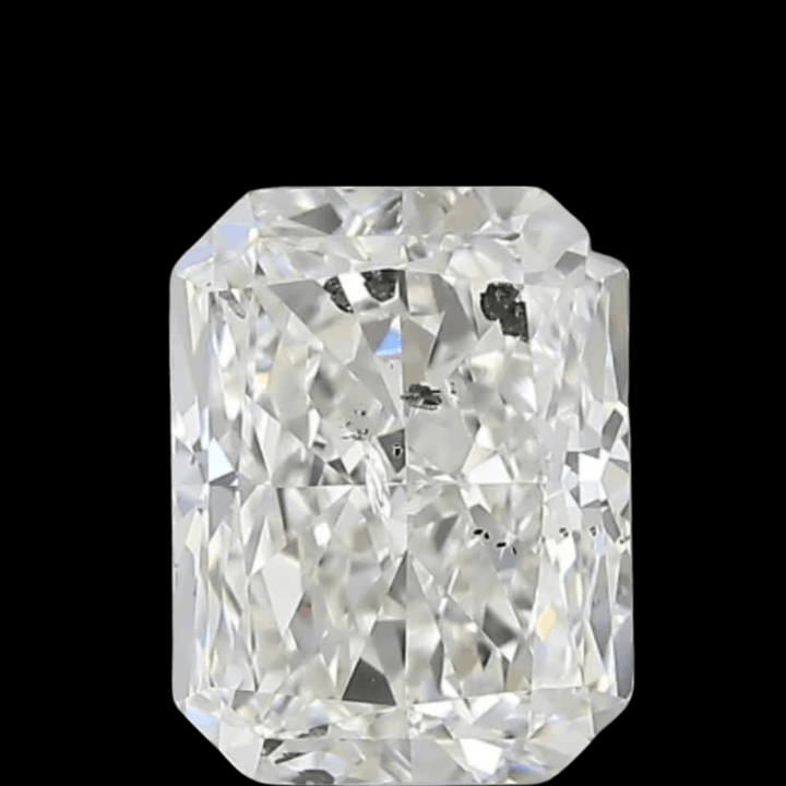1.58ct Radiant Brilliant Cut I1 Clarity I Color Natural Diamond.