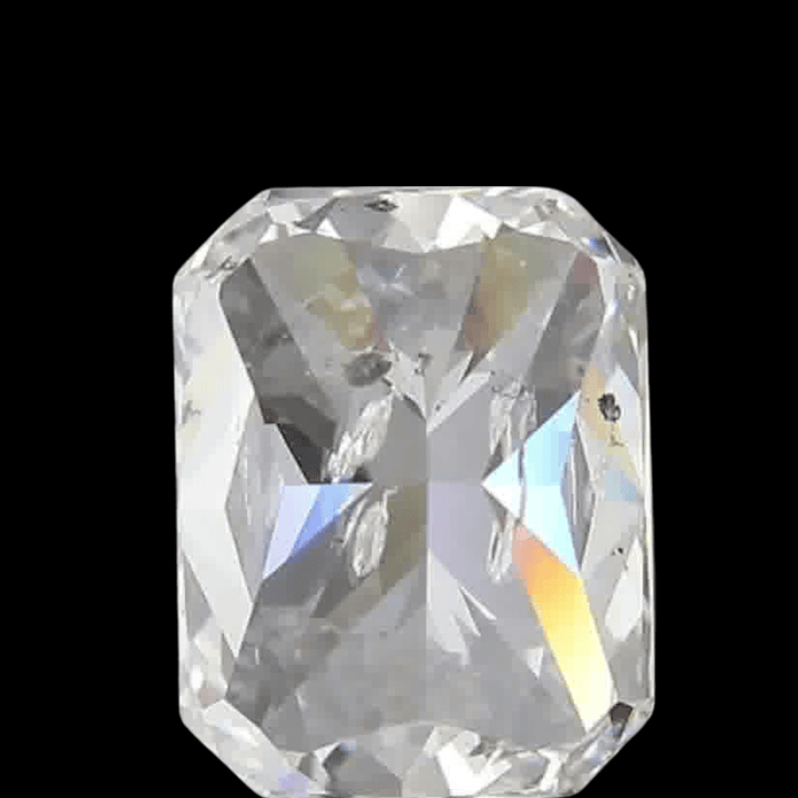 1.58ct Radiant Brilliant Cut I1 Clarity I Color Natural Diamond.