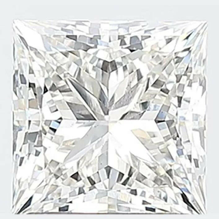 1.70 carat Lab grown Diamond in fancy Princess Shape Diamond.