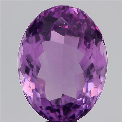 17.99 Carat 20 Ratti Natural American Oval shape Purple Amethyst Gemstone.