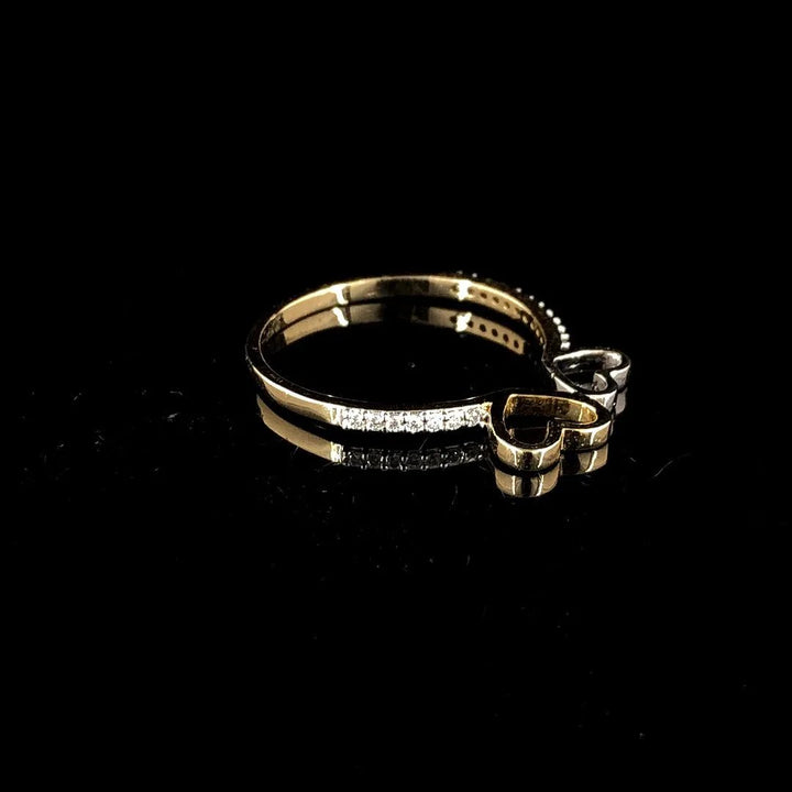 0.09ct Lab-Grown Diamond Ring In 18k Yellow.