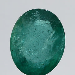 6.07Carat 6.68Ratti Natural Zambian Oval shape Green Emerald Gemstone