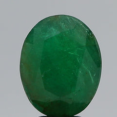 4.43Carat 5.00Ratti Natural Zambian Oval shape Green Emerald Gemstone
