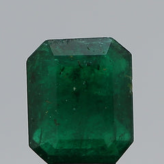 3.3Carat 3.63Ratti Natural Zambian Octagon shape Green Emerald Gemstone