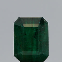 3.95Carat 4.35Ratti Natural Zambian Octagon shape Green Emerald Gemstone