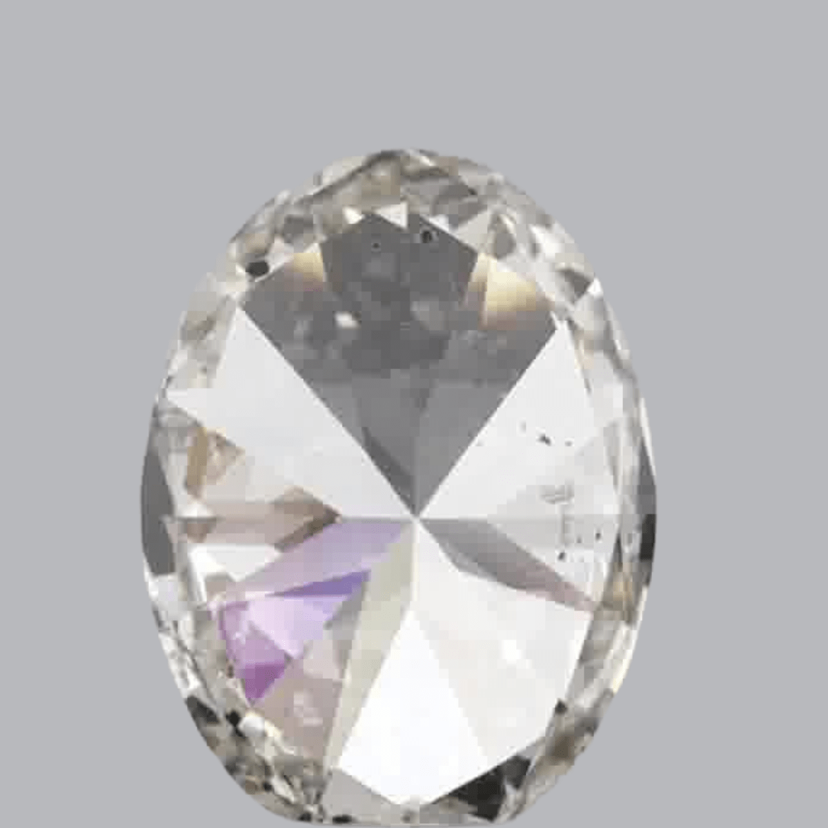 1ct Oval Brilliant Cut SI2 Clarity J Color Natural Diamond.