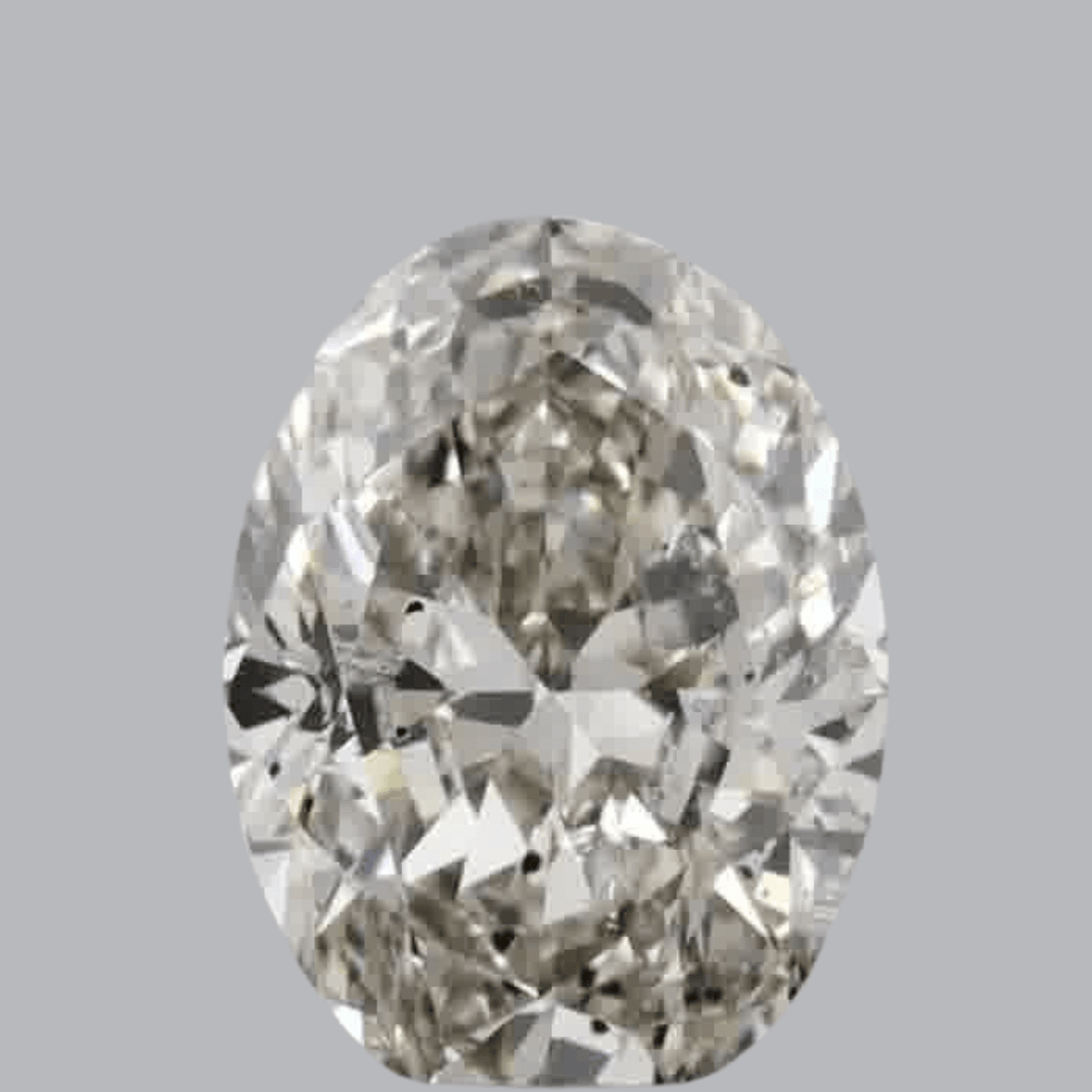 1ct Oval Brilliant Cut SI2 Clarity J Color Natural Diamond.