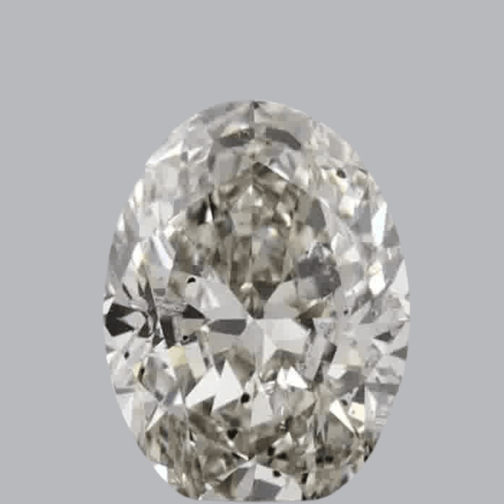 1ct Oval Brilliant Cut SI2 Clarity J Color Natural Diamond.