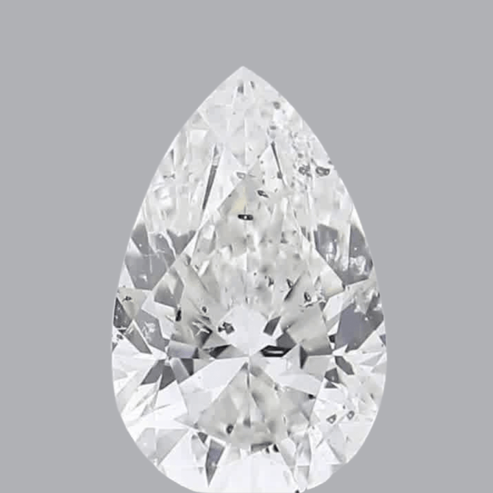 1ct Pear Brilliant Cut SI2 Clarity D Color Natural Diamond.