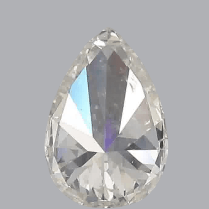 1ct Pear Brilliant Cut SI2 Clarity J Color Natural Diamond.