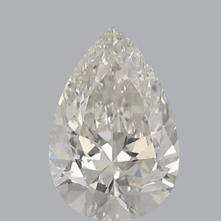 1ct Pear Brilliant Cut SI2 Clarity J Color Natural Diamond.