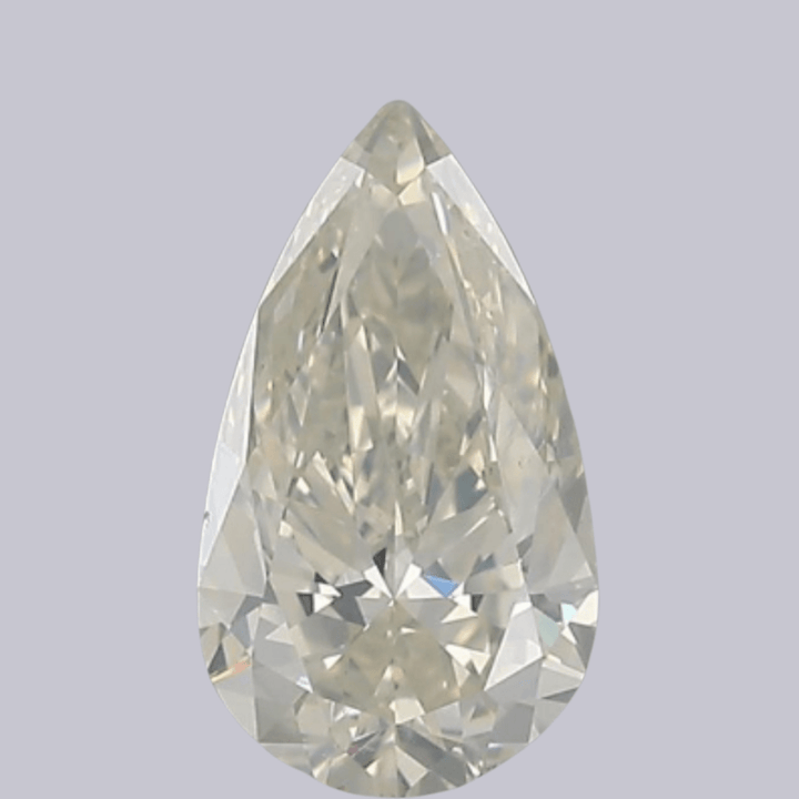 1ct Pear Brilliant Cut SI2 Clarity K Color Natural Diamond.