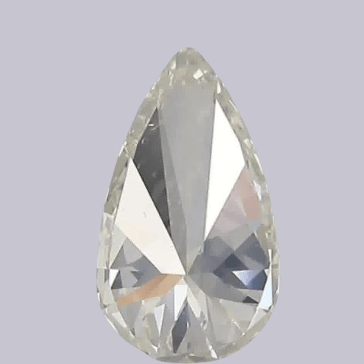 1ct Pear Brilliant Cut SI2 Clarity K Color Natural Diamond.