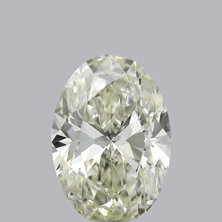 2.01ct Oval Brilliant Cut IF Clarity K Color Natural Diamond.
