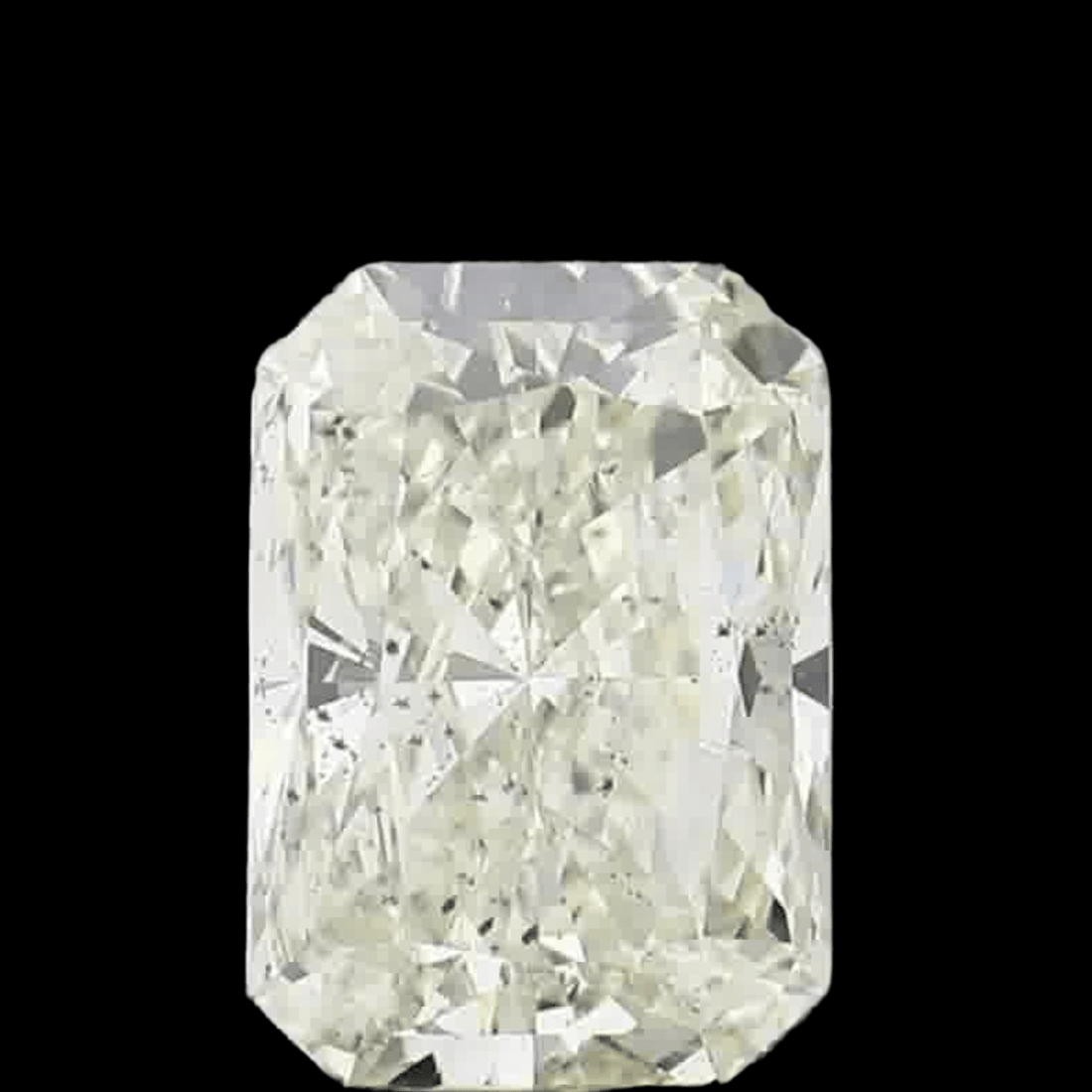 2.01ct Radiant Brilliant Cut SI2 Clarity J Color Natural Diamond.