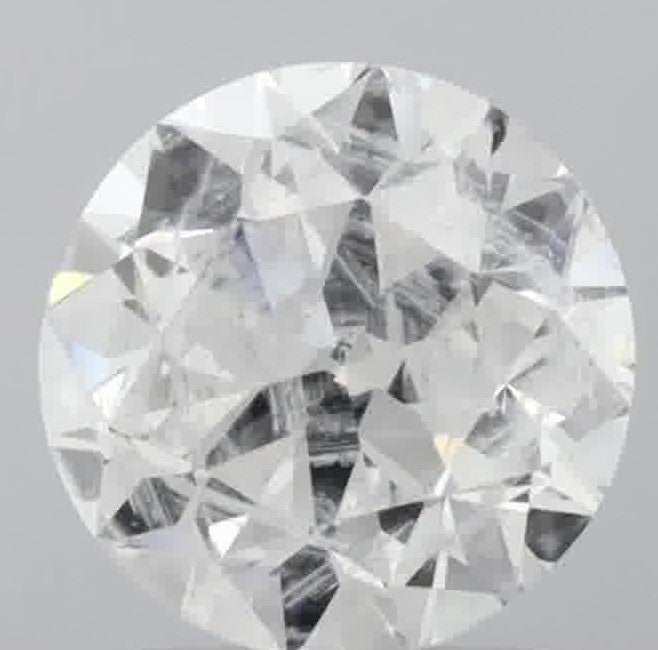 2.01ct Round Brilliant Cut I1 Clarity F Color Natural Diamond.